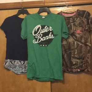 3 size medium short sleeve shirts